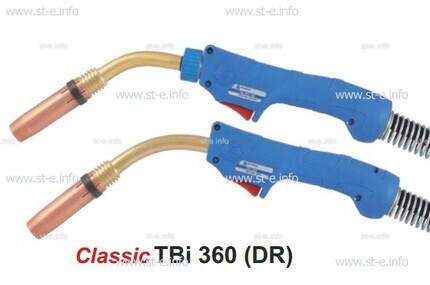 Горелка для полуавтоматической сварки TBi 360-blue-ESG, длина 4 метра - st-e.info - Екатеринбург