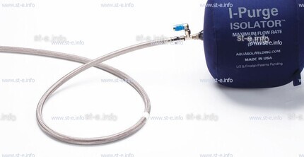 Односторонняя заглушка с трубкой и клапаном ISO 30" (765 mm)  - st-e.info - Екатеринбург