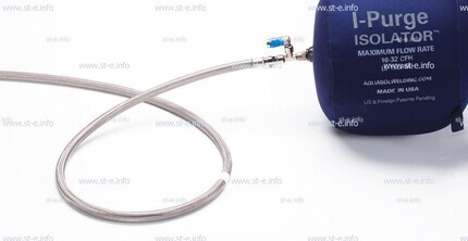 Односторонняя заглушка с трубкой и клапаном ISO 48" (1219 mm)  - st-e.info - Екатеринбург